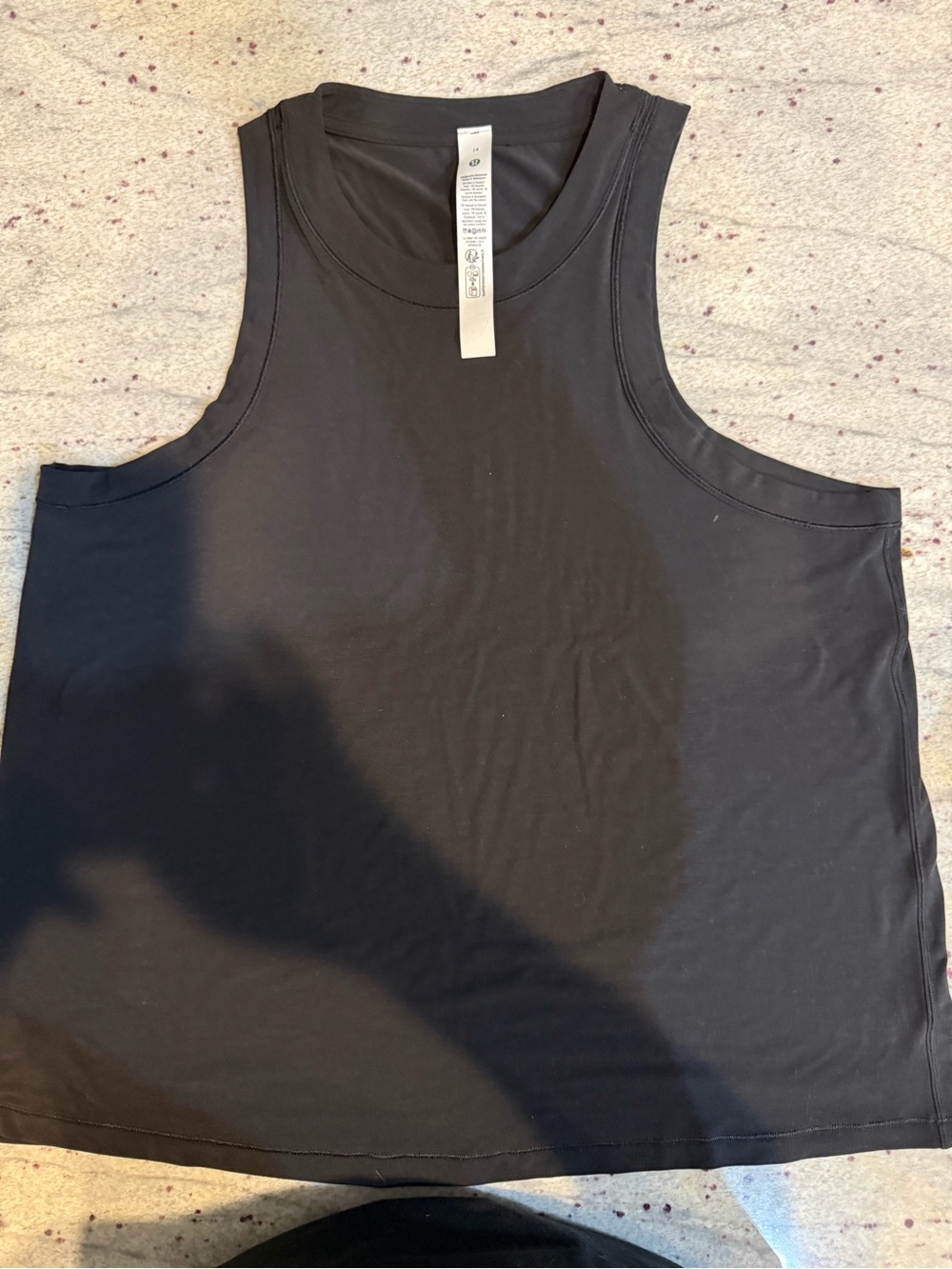 lululemon athletica Black Racerback Tank